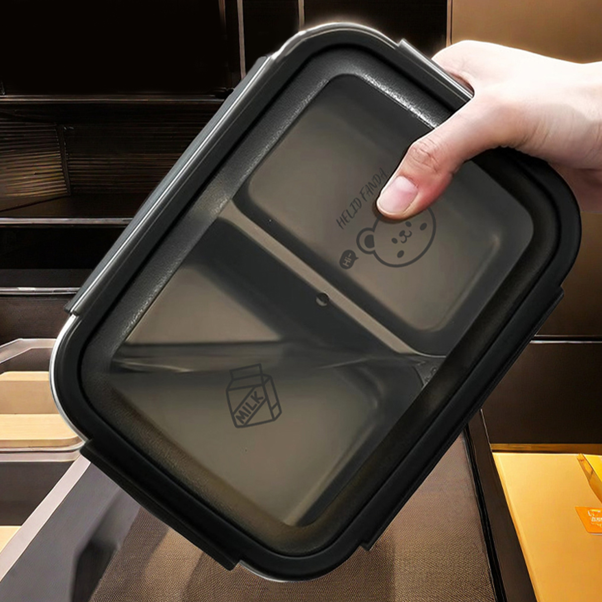 WORTHBUY 2/3 กริด 304 สแตนเลสก - Bento Box Two Tier บทวิจารณ์และราคา