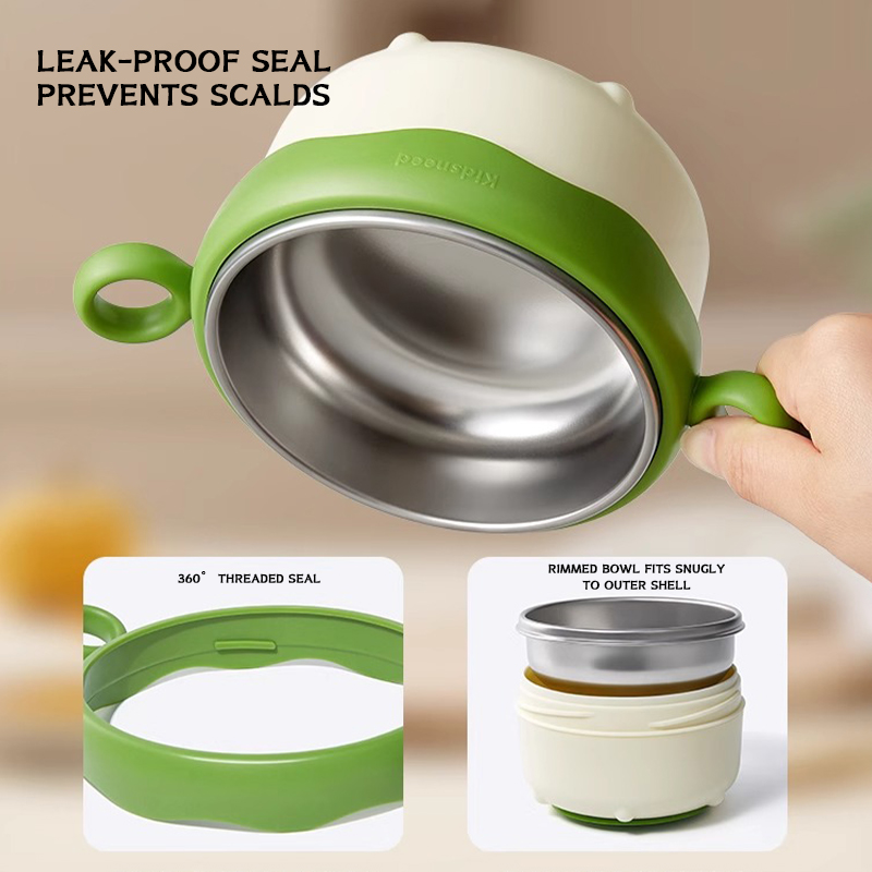ชามอาหารเด็กความร้อน Jar ฉนวนถ - Bento Box Two Tier บทวิจารณ์และราคา