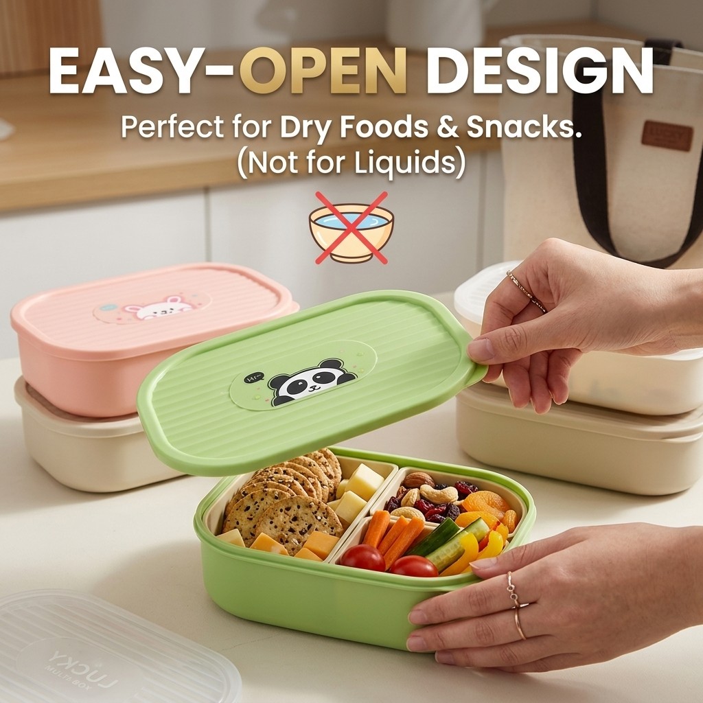 กล่องข้าวพลาสติกแบบพกพาสำหรับเ - Bento Box Two Tier บทวิจารณ์และราคา