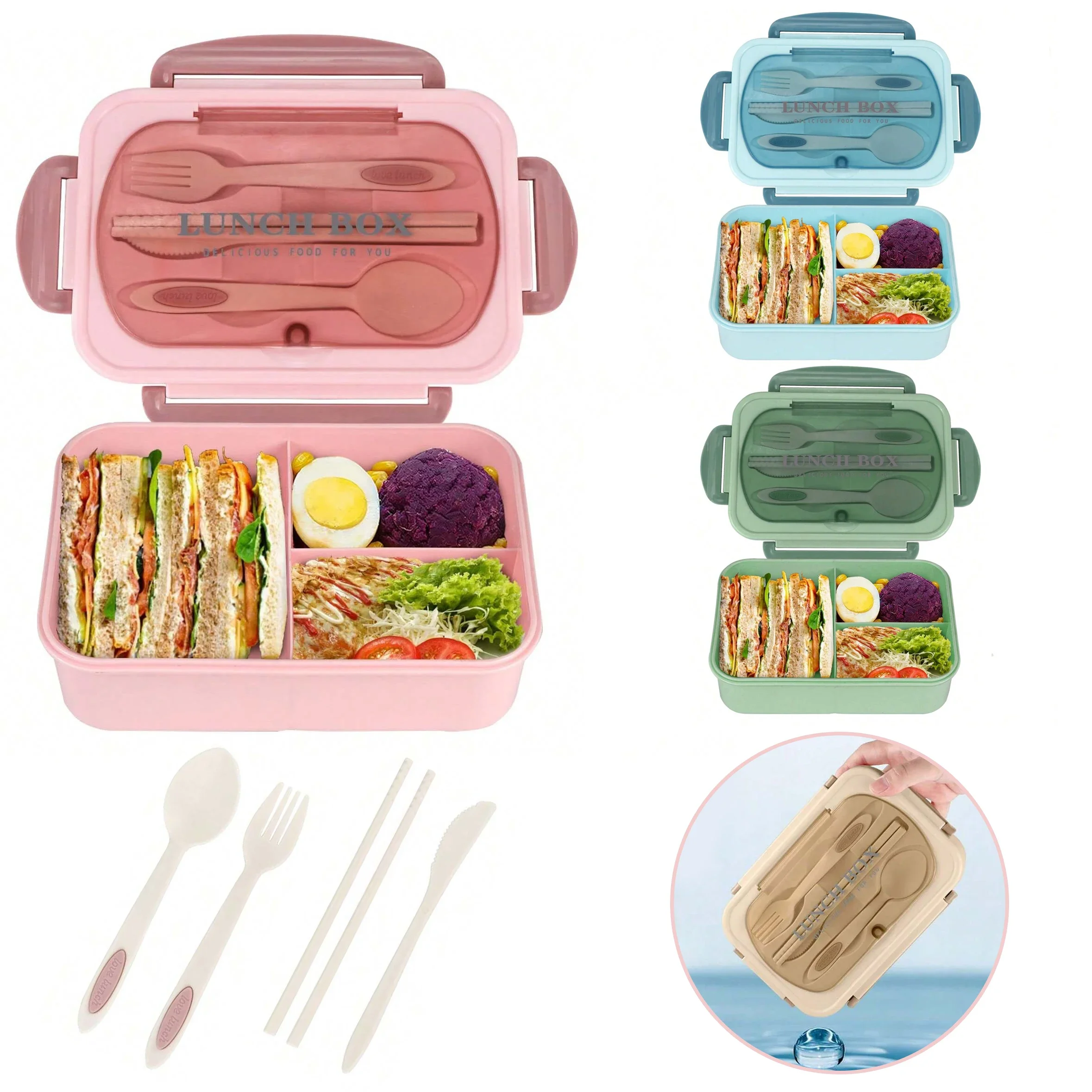 กล่องเบนโตะกล่องข้าวกลางวันผู้ - Bento Box Two Tier บทวิจารณ์และราคา