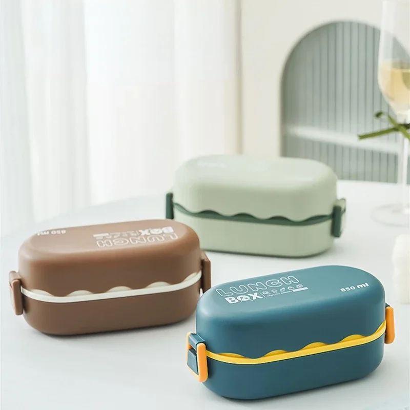 กล่องข้าวกลางวันพลาสติกสองชั้น - Bento Box Two Tier บทวิจารณ์และราคา