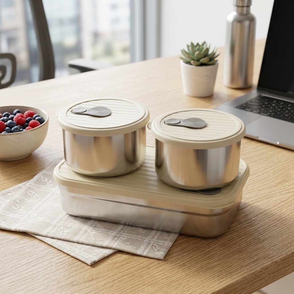 กล่องอาหารสแตนเลส 304 สำหรับไม - Bento Box Two Tier บทวิจารณ์และราคา