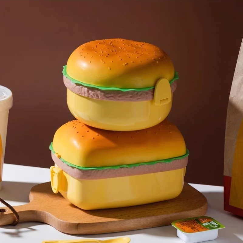 แฮมเบอร์เกอร์กล่องอาหารกลางวัน - Bento Box Two Tier บทวิจารณ์และราคา