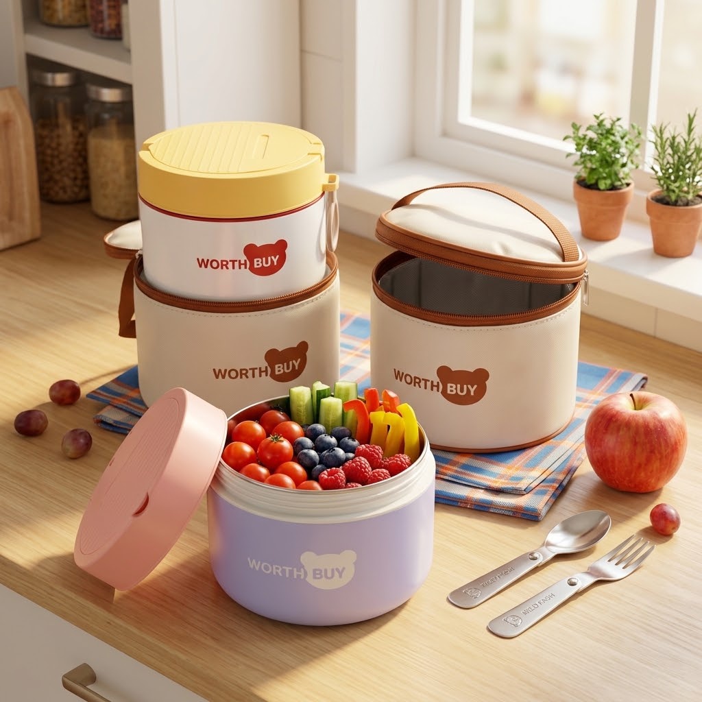 กล่องอาหารกลางวันเก็บความร้อนส - Bento Box Two Tier บทวิจารณ์และราคา