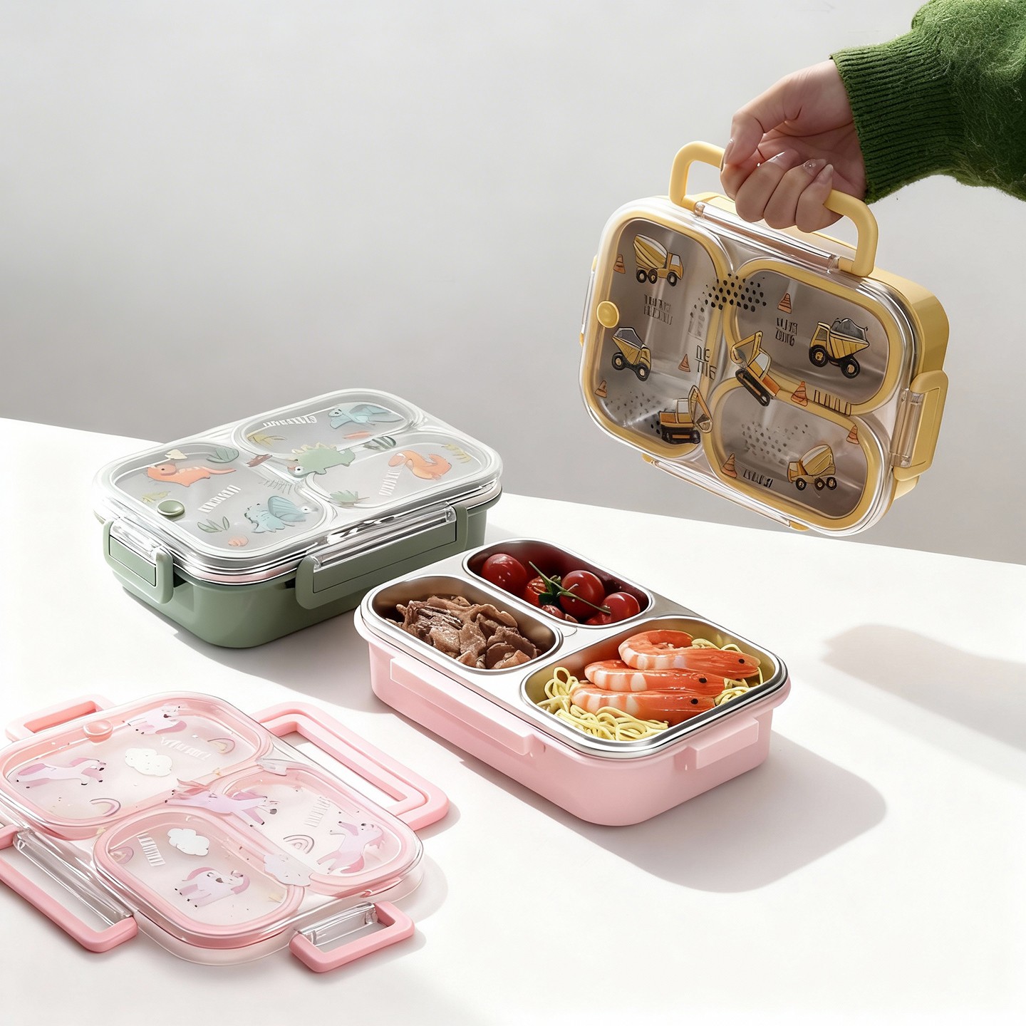 กล่องอาหารกลางวันเด็กขนาดใหญ่ล - Bento Box Two Tier บทวิจารณ์และราคา